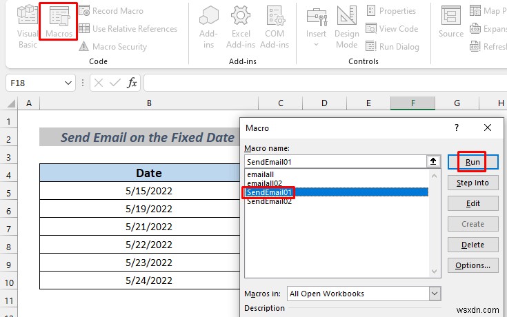 How to Automatically Send Email from Excel Based on Date