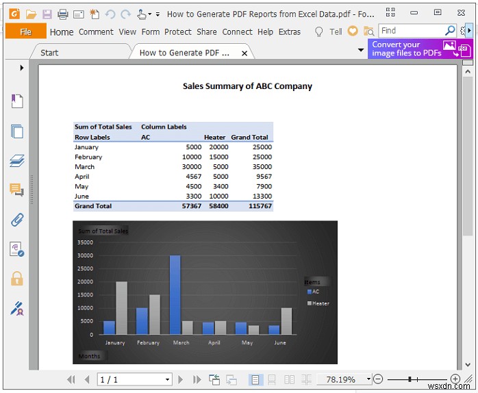 How to Generate PDF Reports from Excel Data (4 Easy Methods)