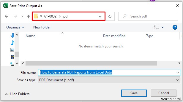 How to Generate PDF Reports from Excel Data (4 Easy Methods)