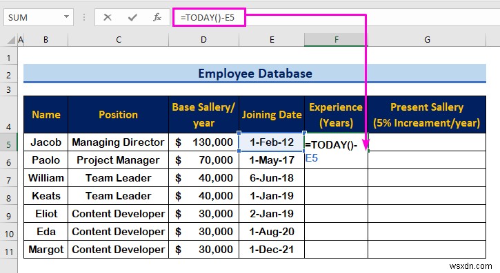 How to Create an Employee Database in Excel (with Easy Steps)