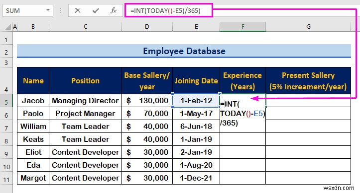 How to Create an Employee Database in Excel (with Easy Steps)