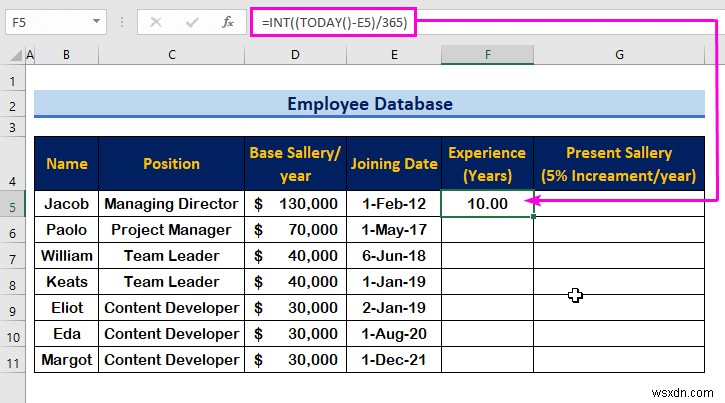 How to Create an Employee Database in Excel (with Easy Steps)