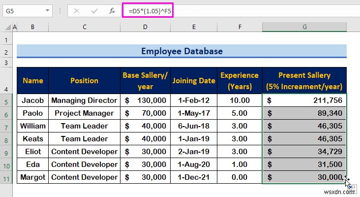 How to Create an Employee Database in Excel (with Easy Steps)