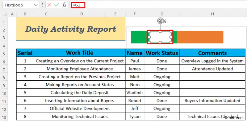 How to Make Daily Activity Report in Excel (5 Easy Examples)