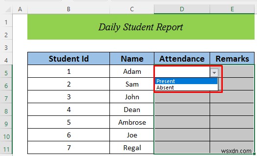 How to Make Daily Activity Report in Excel (5 Easy Examples)