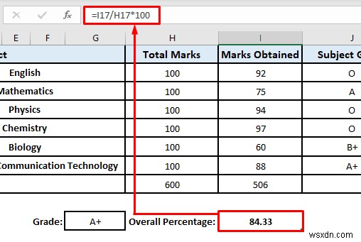 How to Make Report Card in Excel (Download Free Template)