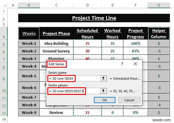 How to Create a Timeline Chart in Excel (5 Simple Ways)