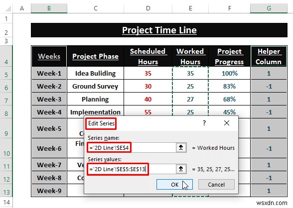 How to Create a Timeline Chart in Excel (5 Simple Ways)