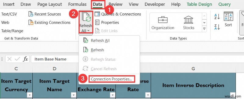 How to Disable Background Refresh in Excel (2 Handy Methods)