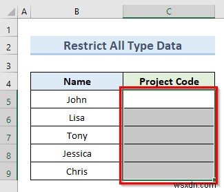 How to Restrict Data Entry in Excel Cell (2 Simple Methods)