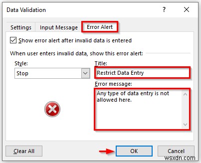 How to Restrict Data Entry in Excel Cell (2 Simple Methods)