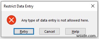 How to Restrict Data Entry in Excel Cell (2 Simple Methods)