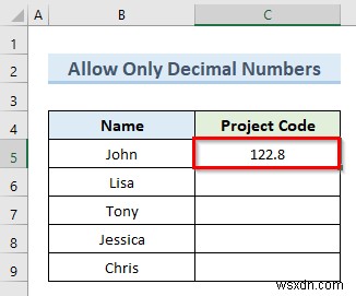 How to Restrict Data Entry in Excel Cell (2 Simple Methods)