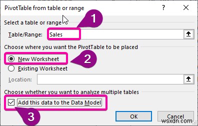 Connect Slicer to Multiple Pivot Tables from Different Data Source