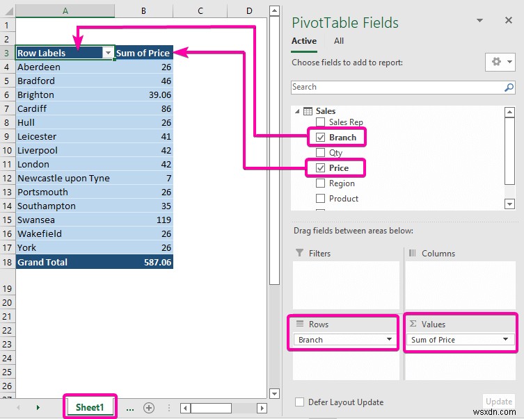 Connect Slicer to Multiple Pivot Tables from Different Data Source