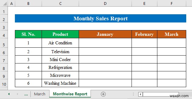 How to Make Monthly Sales Report in Excel (with Simple Steps)