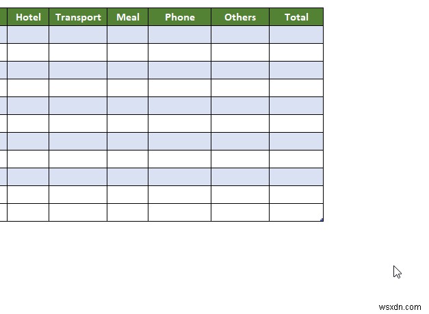 How to Create an Expense Report in Excel (With Easy Steps)