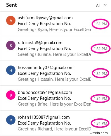 How to Send Email from Excel List (2 Effective Ways)