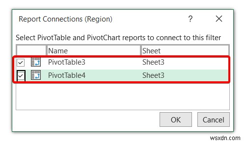 Excel Slicer for Multiple Pivot Tables (Connection and Usage)