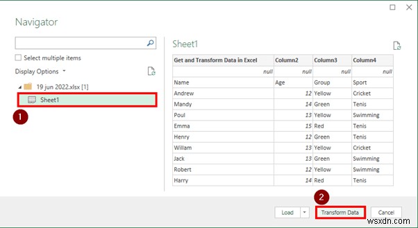 How to Get and Transform Data in Excel (4 Suitable Examples)