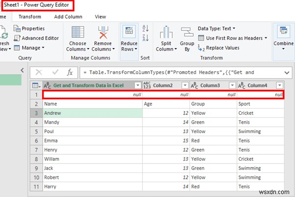 How to Get and Transform Data in Excel (4 Suitable Examples)