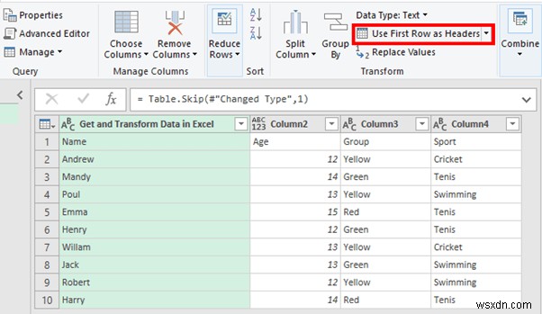 How to Get and Transform Data in Excel (4 Suitable Examples)