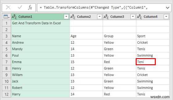 How to Get and Transform Data in Excel (4 Suitable Examples)