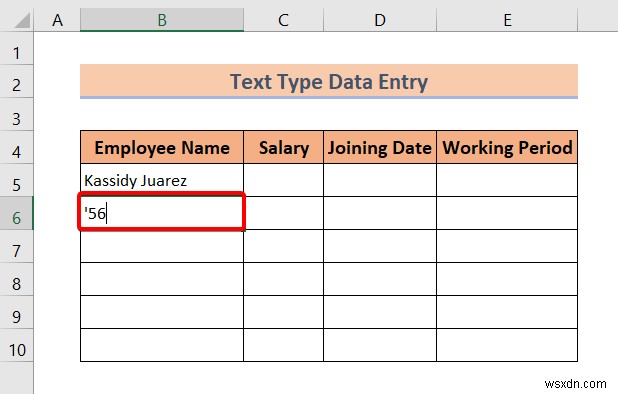 Types of Data Entry in Excel (A Quick Overview)