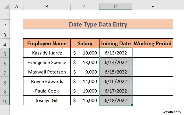 Types of Data Entry in Excel (A Quick Overview)