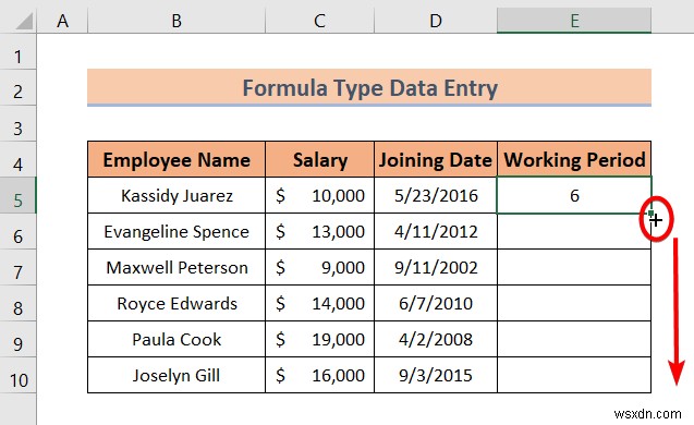 Types of Data Entry in Excel (A Quick Overview)