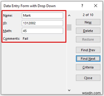 How to Create Data Entry Form with Drop Down List in Excel (2 Methods)