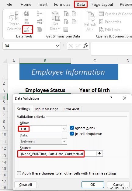 How to Make a Fillable Form in Excel (5 Suitable Examples)