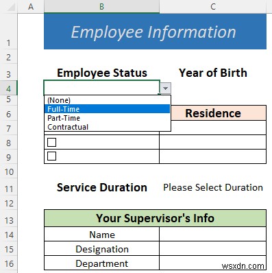 How to Make a Fillable Form in Excel (5 Suitable Examples)