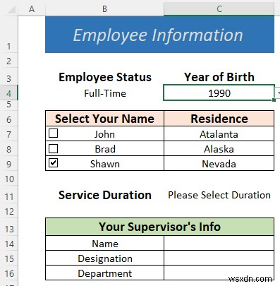 How to Make a Fillable Form in Excel (5 Suitable Examples)