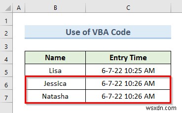 How to Automatically Insert Timestamp Data Entries in Excel (5 Methods)