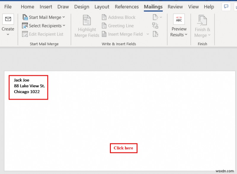 Mail Merge from Excel to Word Envelopes (2 Easy Methods)