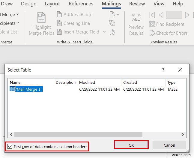 Mail Merge from Excel to Word Envelopes (2 Easy Methods)