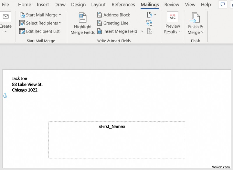 Mail Merge from Excel to Word Envelopes (2 Easy Methods)