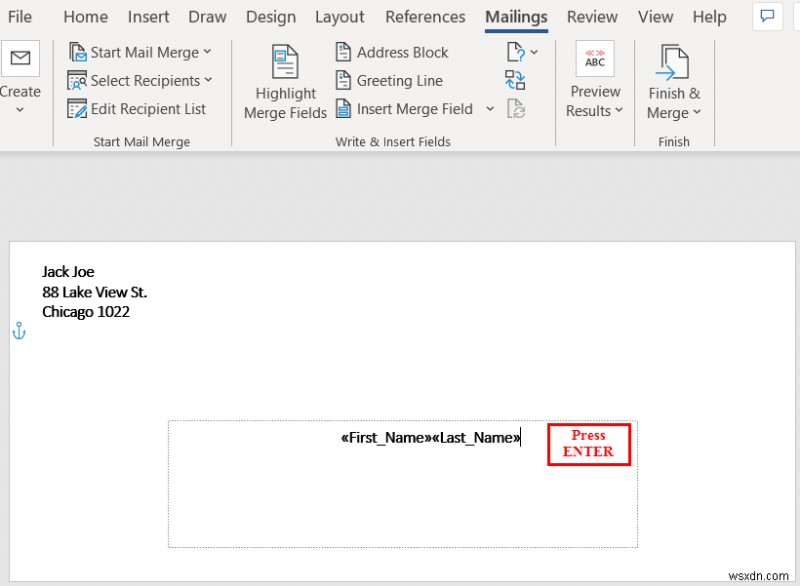 Mail Merge from Excel to Word Envelopes (2 Easy Methods)