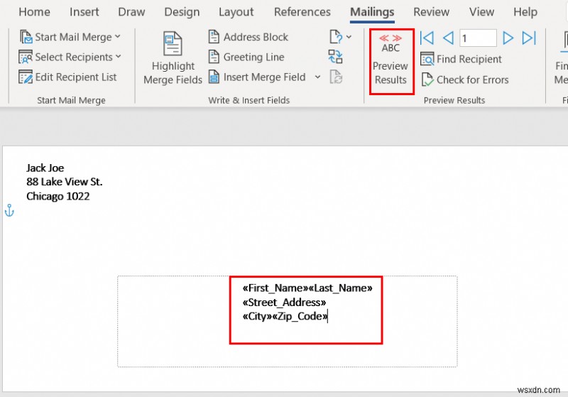 Mail Merge from Excel to Word Envelopes (2 Easy Methods)