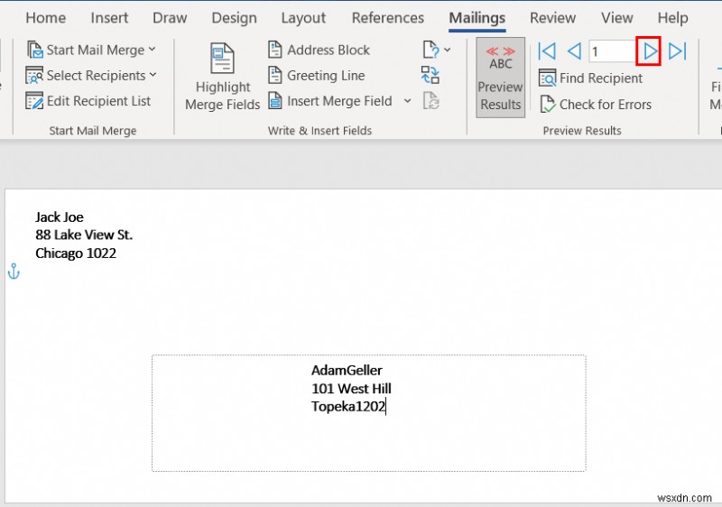Mail Merge from Excel to Word Envelopes (2 Easy Methods)