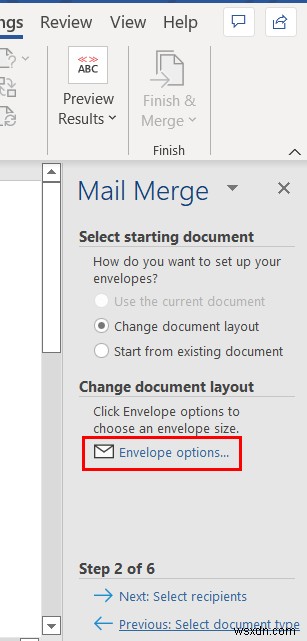 Mail Merge from Excel to Word Envelopes (2 Easy Methods)