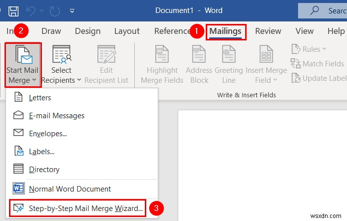 Mail Merge from Excel to Word Envelopes (2 Easy Methods)