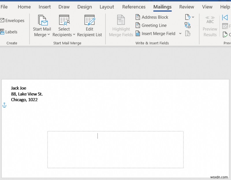 Mail Merge from Excel to Word Envelopes (2 Easy Methods)