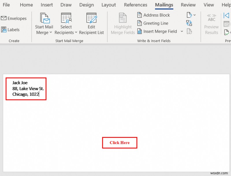 Mail Merge from Excel to Word Envelopes (2 Easy Methods)