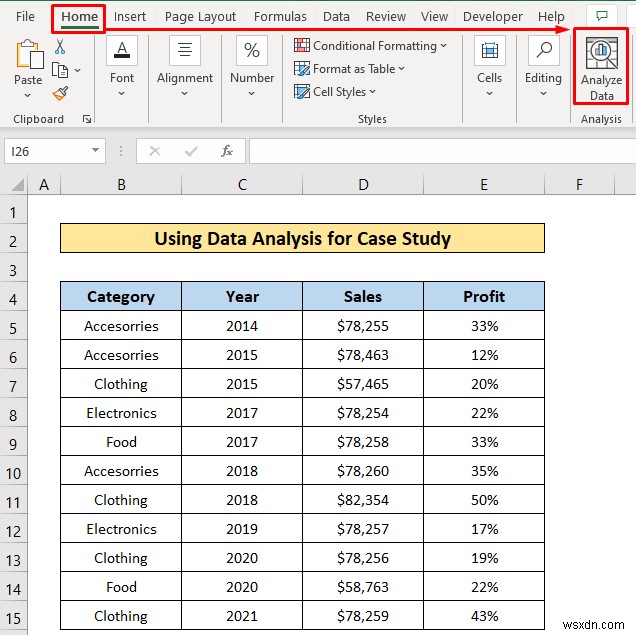 How to Perform Case Study Using Excel Data Analysis