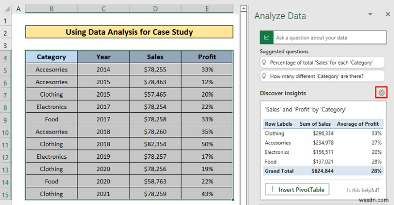 How to Perform Case Study Using Excel Data Analysis