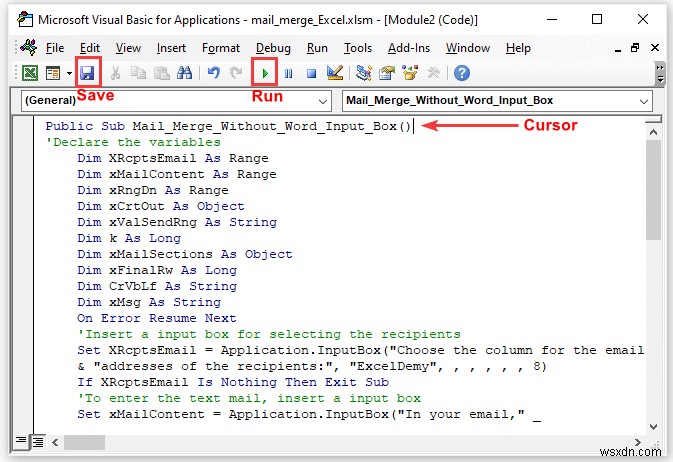 Mail Merge in Excel without Word (2 Suitable Ways)
