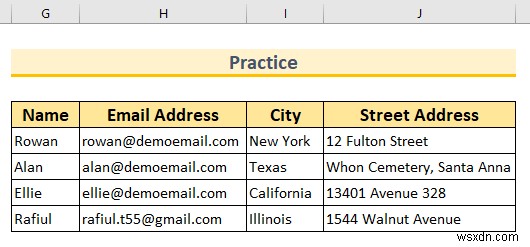 Mail Merge in Excel without Word (2 Suitable Ways)