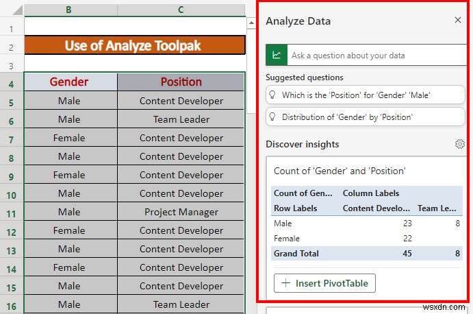 How to Analyze Text Data in Excel (5 Suitable Ways)